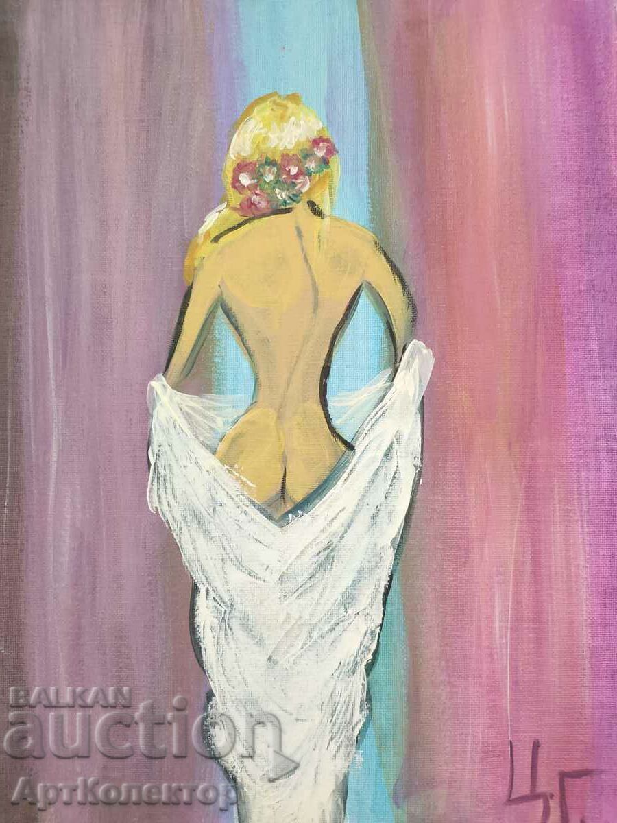 Interesting oil painting with price 9.00 BGN | € 4.60 Interesting oil painting with price 9.00 BGN | € 4.60