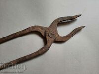 Wrought iron blacksmith's tongs