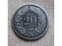 Швейцария - 20 р.1850
