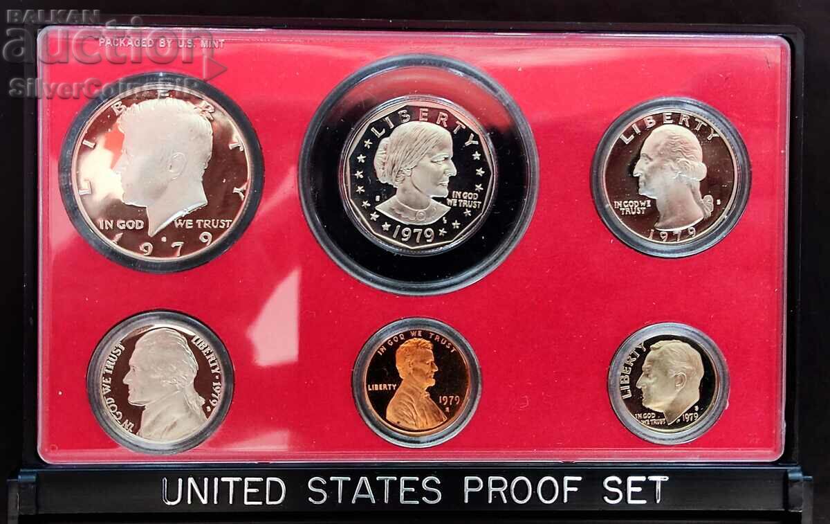 Пруф Сет Разменни Монети 1979 САЩ