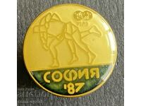 665 България знак международни състезания джудо София 1987г.
