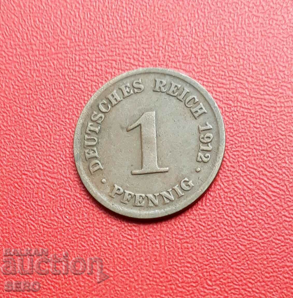 Germania-1 pfennig 1912 D-Münch