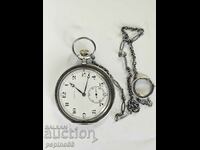 ZENITH silver pocket watch