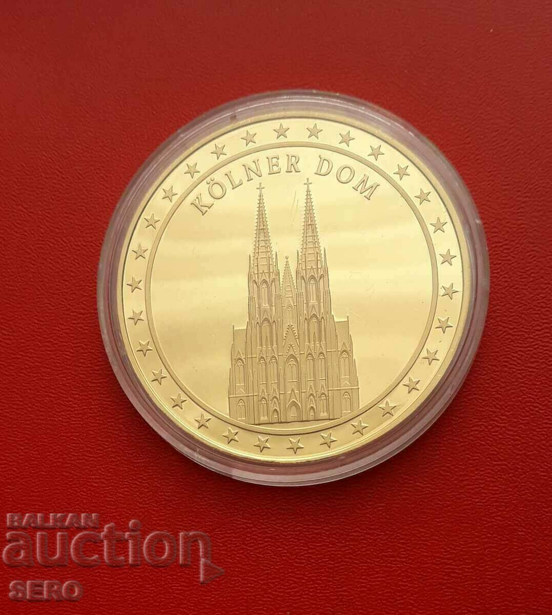 Германия-медал-Обединена Германия-катедралата в Кьолн