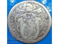 Vatican Giulio 1787 Pius VI 27mm Argint