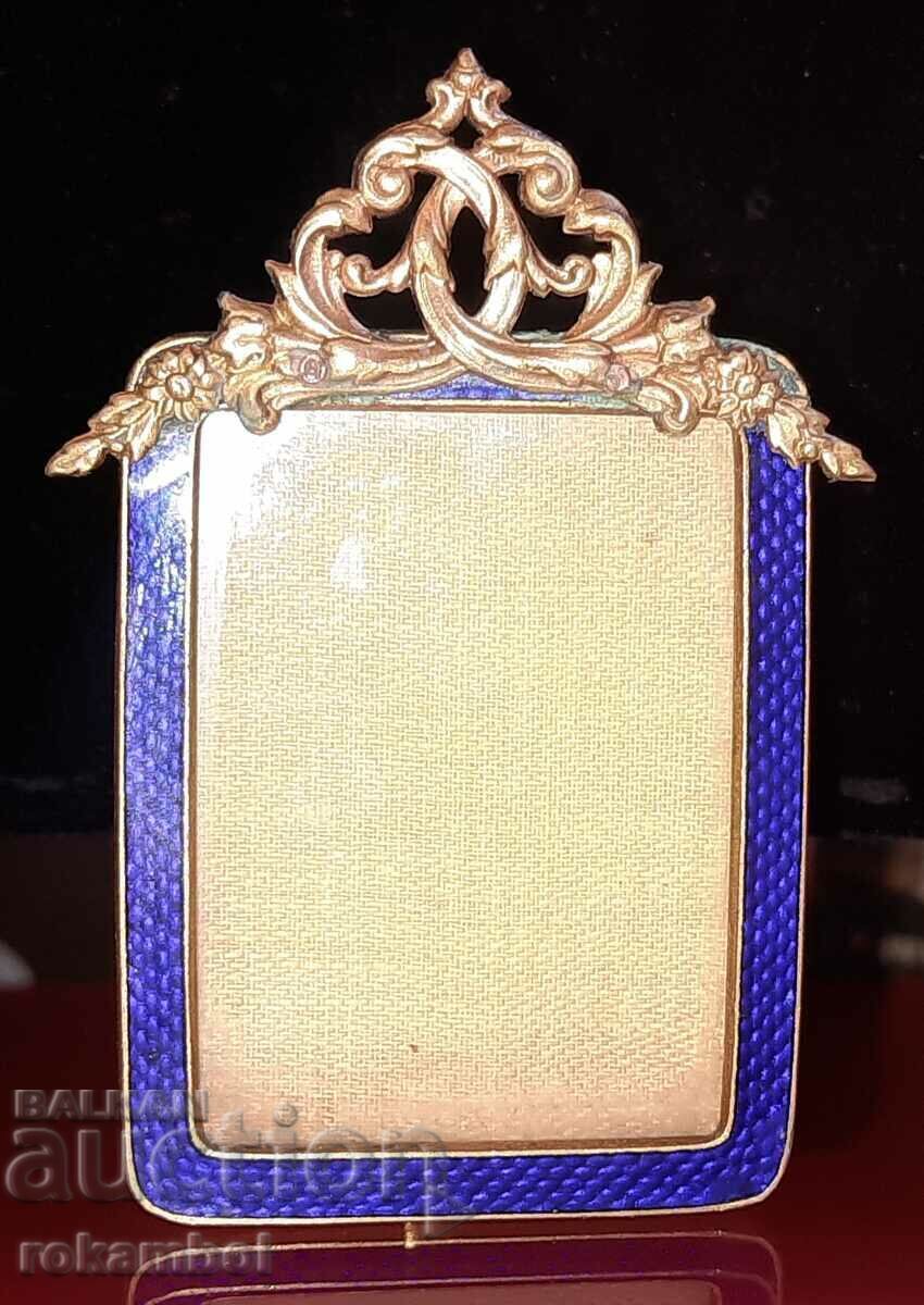 Auction Beautiful Murano bronze picture frame Auction Beautiful Murano bronze picture frame