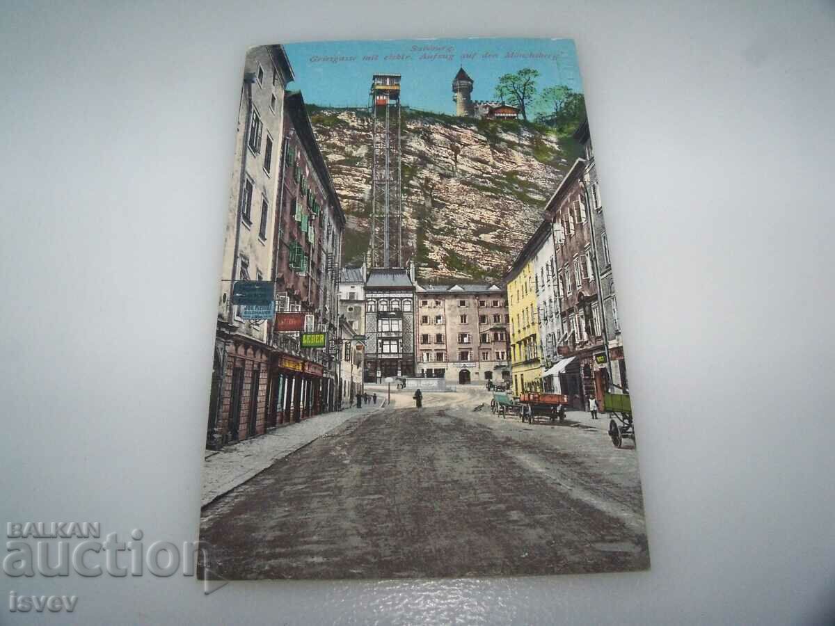 Δημοπρασία Παλιά καρτ ποστάλ από το Σάλτσμπουργκ, Αυστρία - ηλεκτρικός ανελκυστήρας Δημοπρασία Παλιά καρτ ποστάλ από το Σάλτσμπουργκ, Αυστρία - ηλεκτρικός ανελκυστήρας