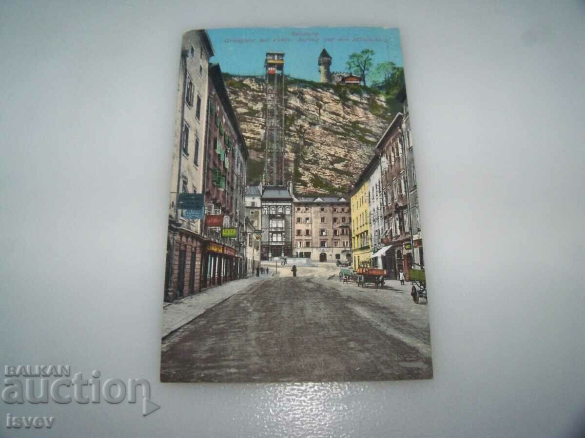 Παλιά καρτ ποστάλ από το Σάλτσμπουργκ, Αυστρία - ηλεκτρικός ανελκυστήρας - 5 Παλιά καρτ ποστάλ από το Σάλτσμπουργκ, Αυστρία - ηλεκτρικός ανελκυστήρας - 5