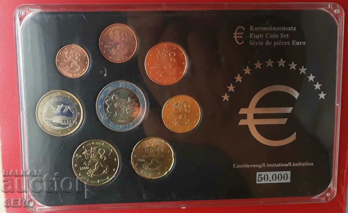 Finlanda-SET 1999-2006 de 8 monede euro