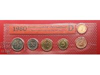 Germany-SET 1980 D-Munich of 6 coins