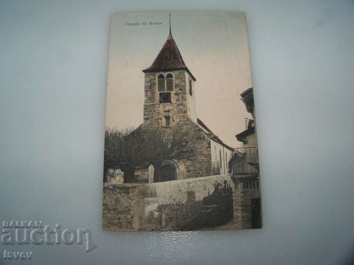 Old postcard from Switzerland - Temple de Bevaix with price 7.00 BGN | € 3.58 Old postcard from Switzerland - Temple de Bevaix with price 7.00 BGN | € 3.58