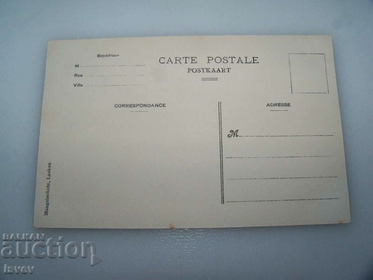 Auction Old postcard from Belgium - Laeken, Le pont rustique Auction Old postcard from Belgium - Laeken, Le pont rustique