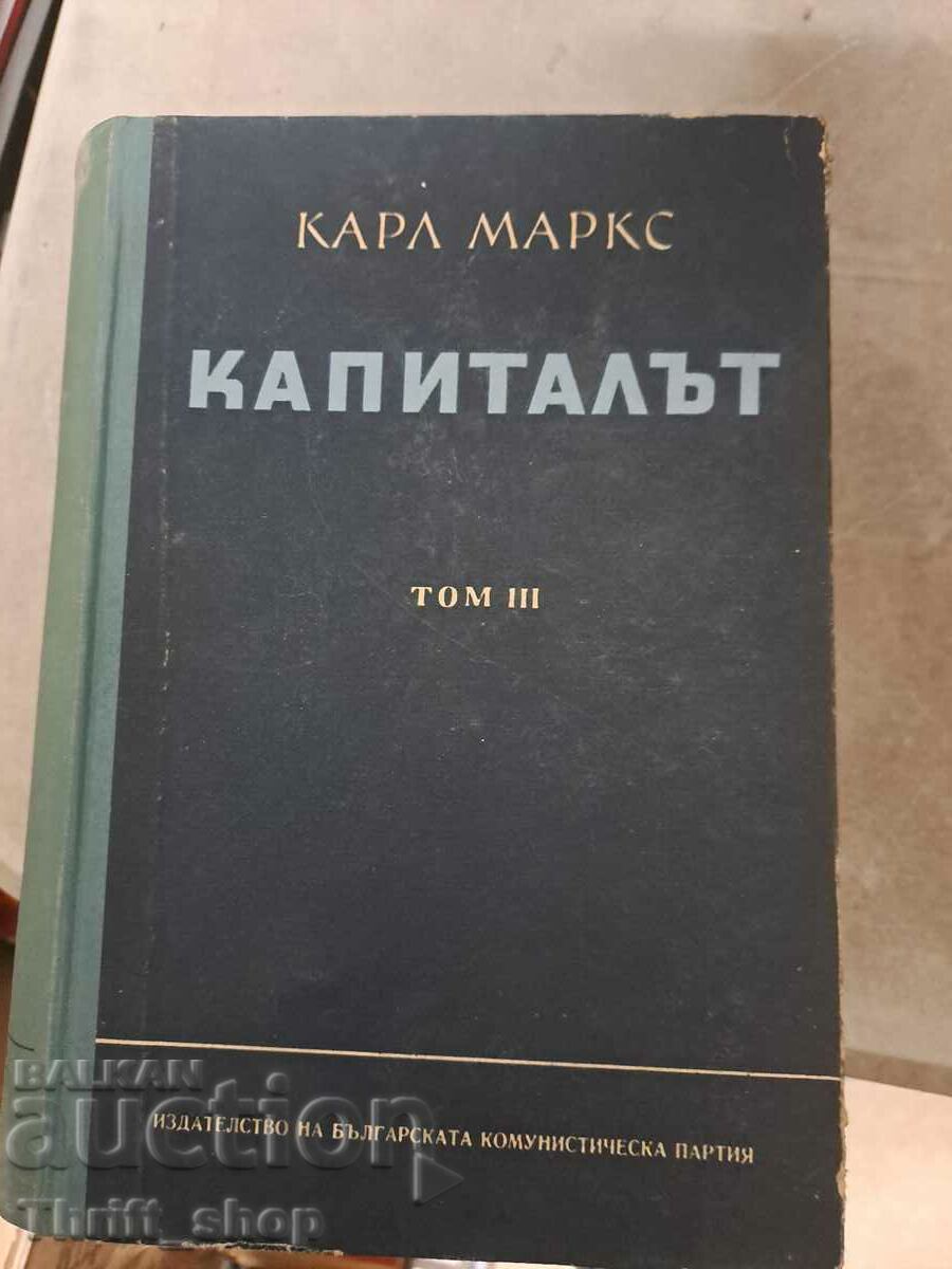 Capital Karl Marx Volume 3
