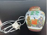 Collectible Satsuma porcelain lamp