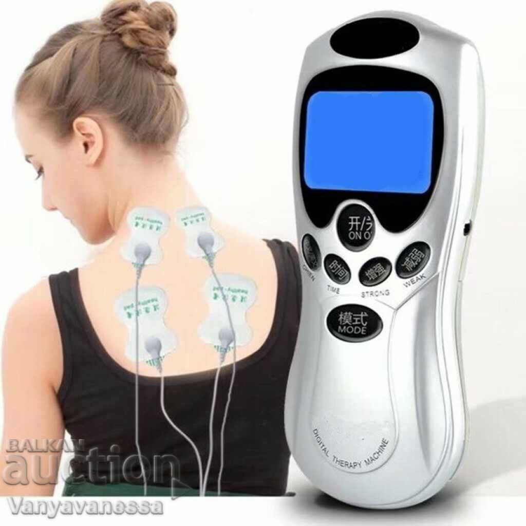 Electric stimulator massager against body pain and physiotherapy
