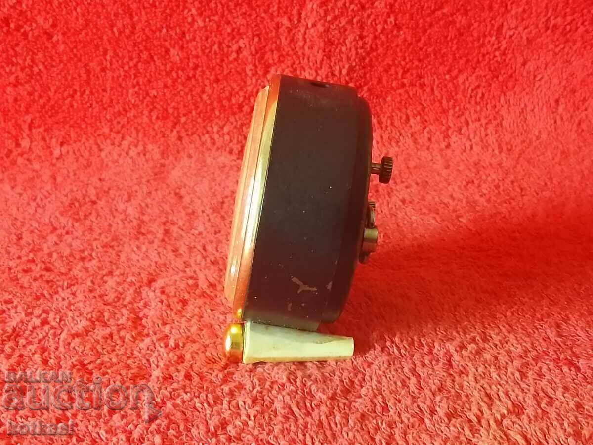 Old social desktop clock Alarm clock Slava SLAVA USSR - 5 Old social desktop clock Alarm clock Slava SLAVA USSR - 5