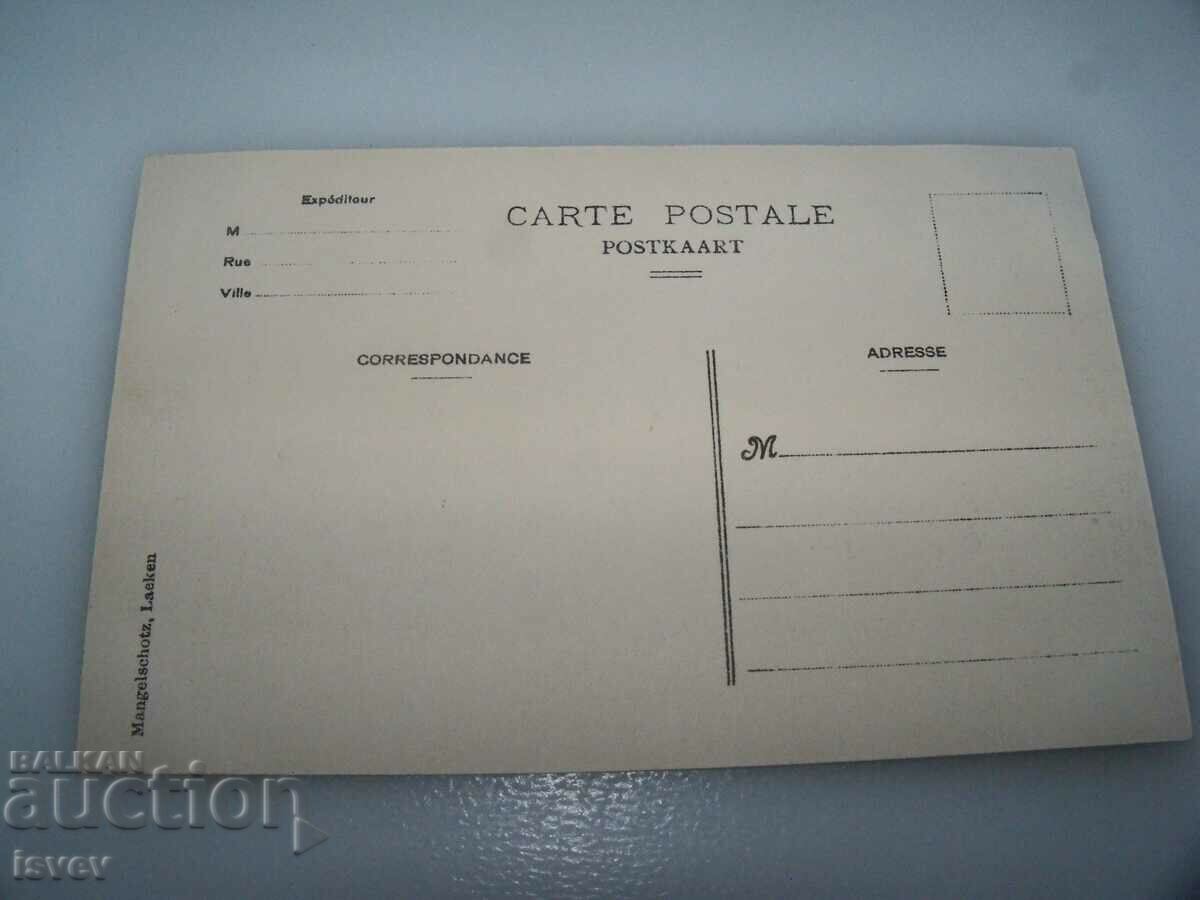 Auction Old postcard from Belgium - Le Belvedere Auction Old postcard from Belgium - Le Belvedere