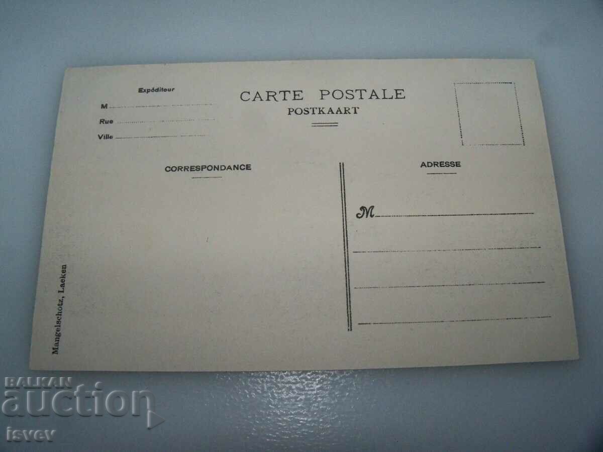 Delivery of Old postcard from Belgium -Laeken Delivery of Old postcard from Belgium -Laeken