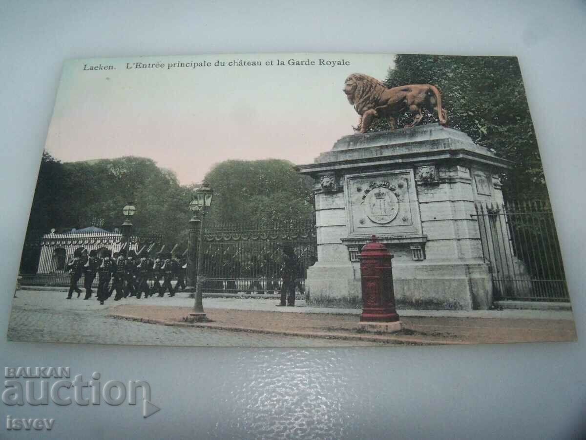 Old postcard from Belgium -Laeken
