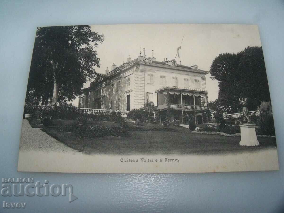 Auction Lot of 5 old French postcards from Chateau de Voltaire. Auction Lot of 5 old French postcards from Chateau de Voltaire.