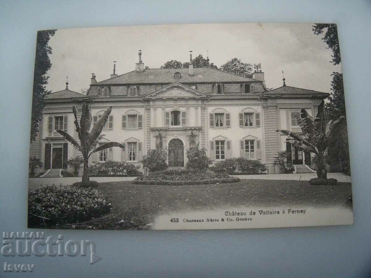 Delivery of Lot of 5 old French postcards from Chateau de Voltaire. Delivery of Lot of 5 old French postcards from Chateau de Voltaire.