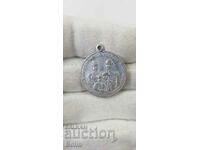 Medalie domnească rară din aluminiu - Moartea Mariei Louisa 1899