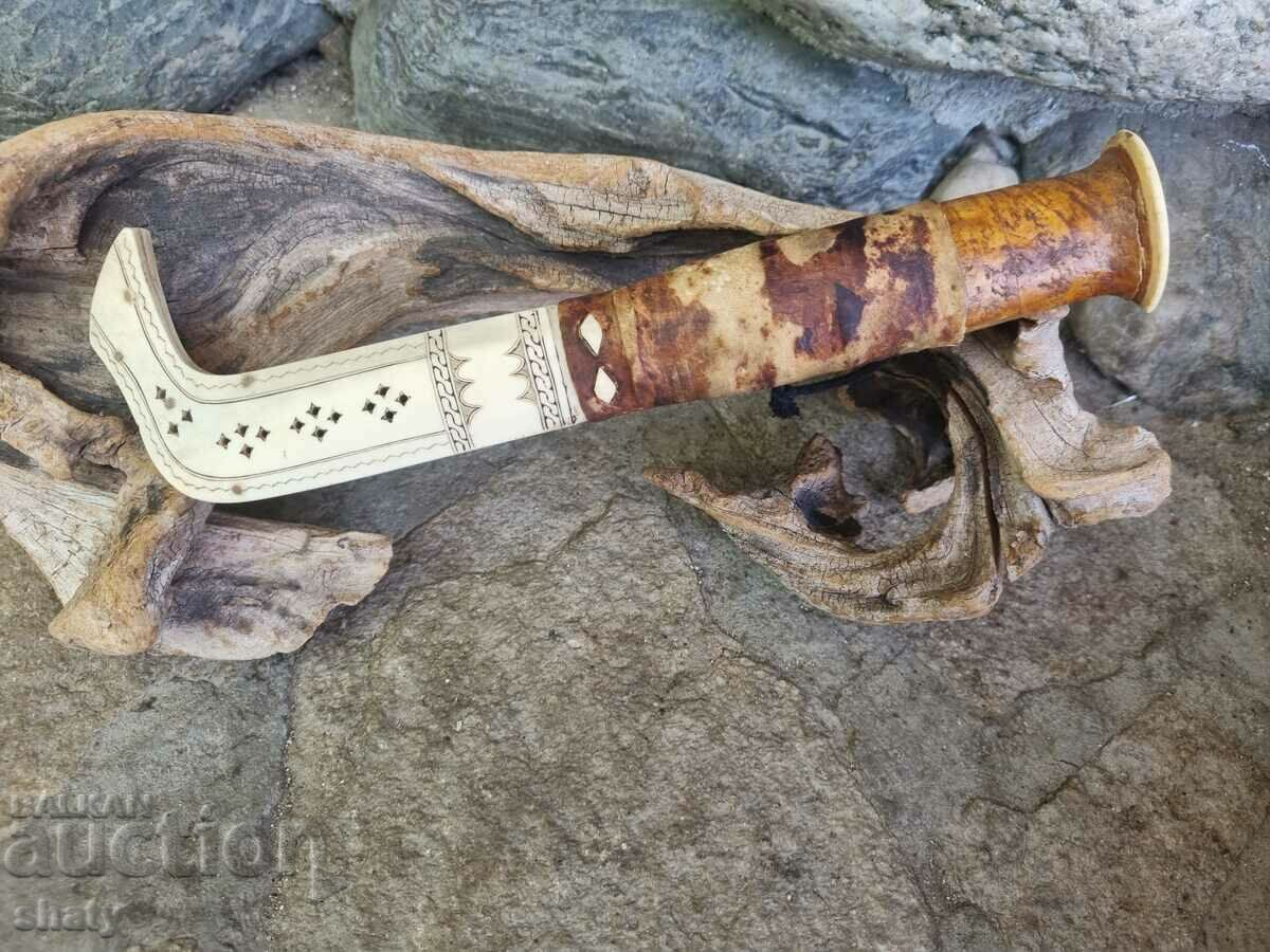 An old Eskimo knife. Yakut knife