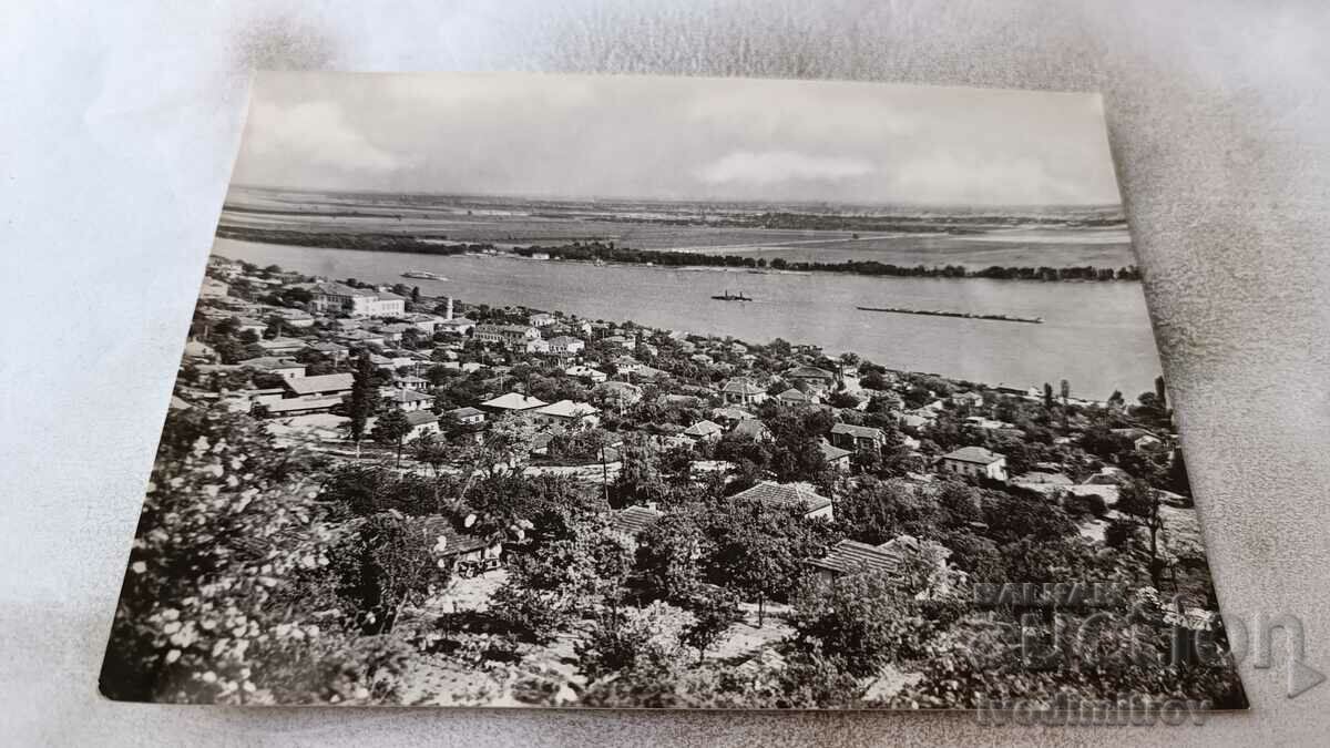 Καρτ ποστάλ Oryahovo Γενική άποψη με τον ποταμό Δούναβη