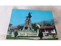 Καρτ ποστάλ Κάρλοβο Μνημείο στον Βασίλ Λέφσκι 1968
