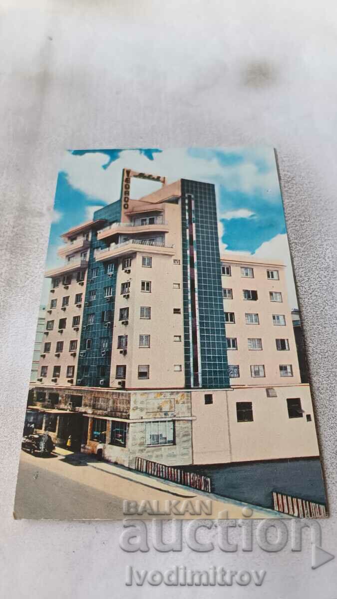 Postcard Havana, Cuba Hotel Vedado 1970