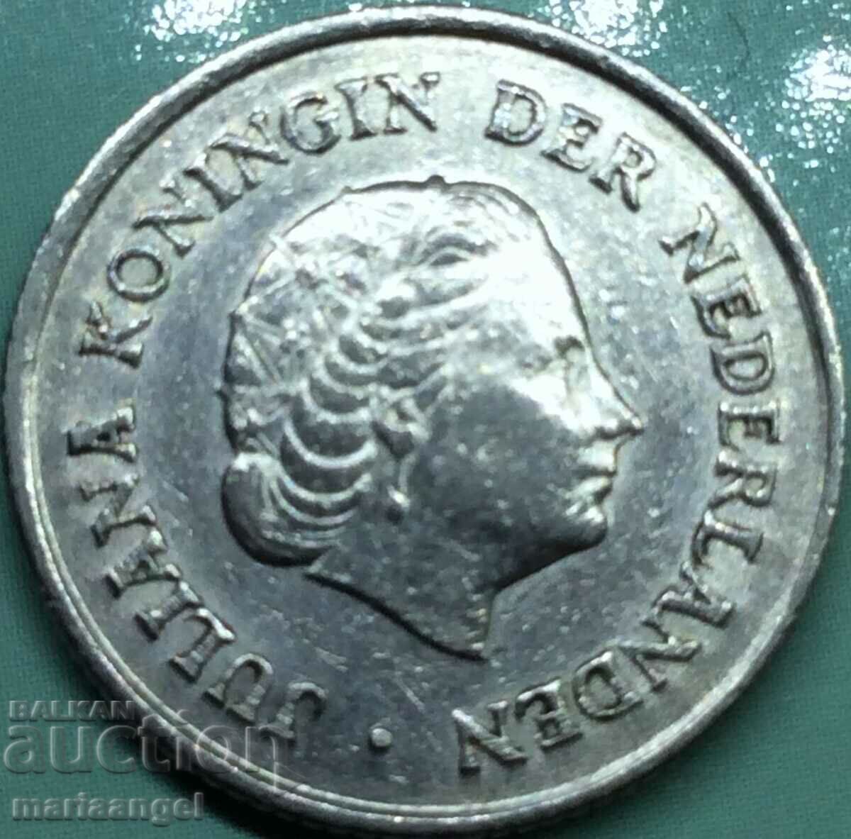 Нидерландия 25 цента 1961 кралица Юлиана