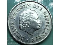 Netherlands 25 cents 1961 Queen Juliana