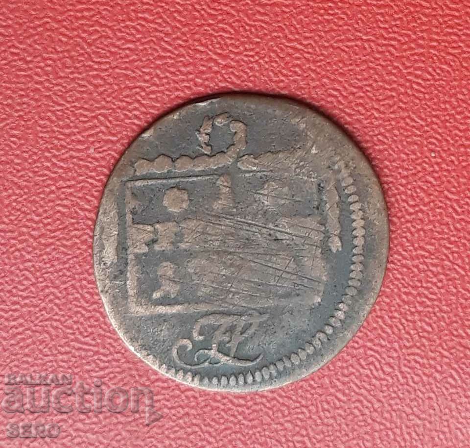 Германия-Рощок-1 пфениг 1798