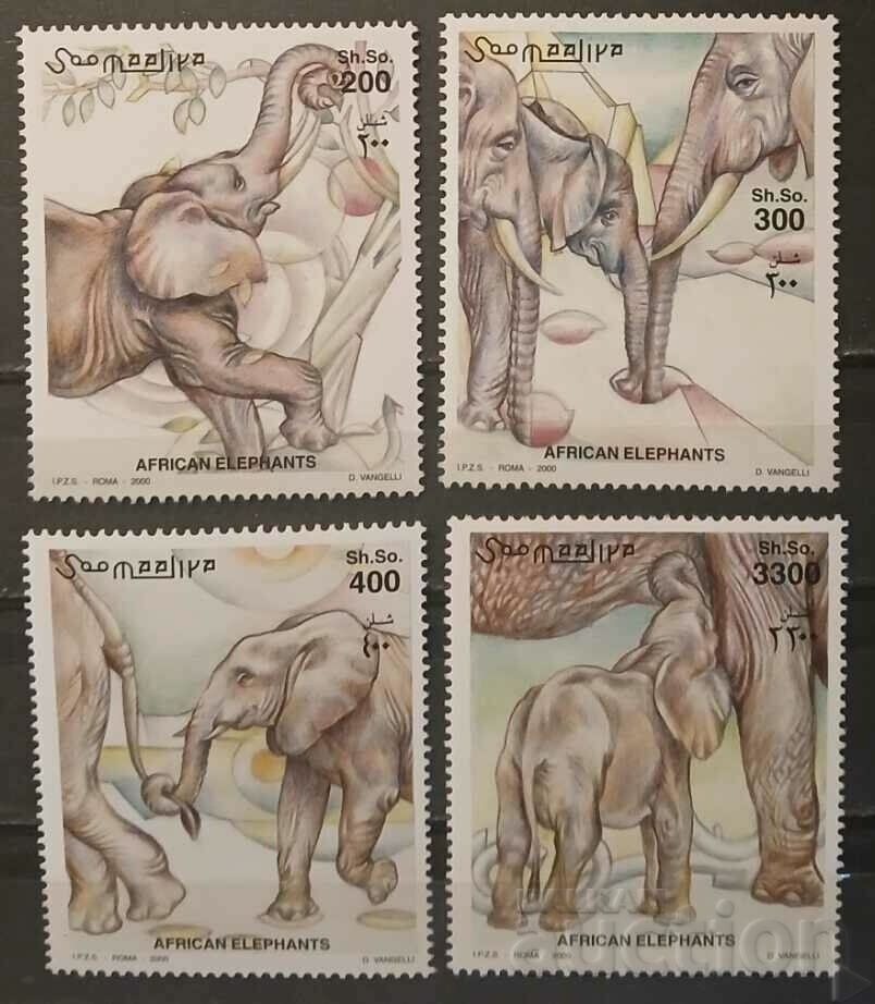 Somalia 2000 Fauna/Elephants €14.50 MNH