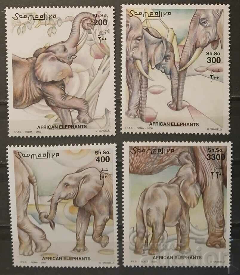Somalia 2000 Fauna/Elephants 14.50 € MNH Somalia 2000 Fauna/Elephants 14.50 € MNH