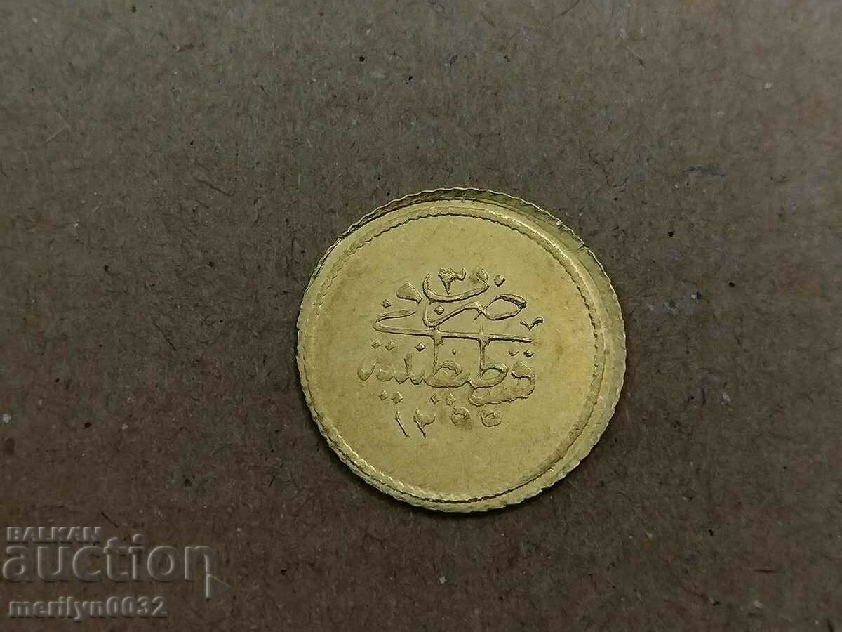 Imperiul Otoman Mahmudiye alton gold 1,60 g 22 kr RRR - 6