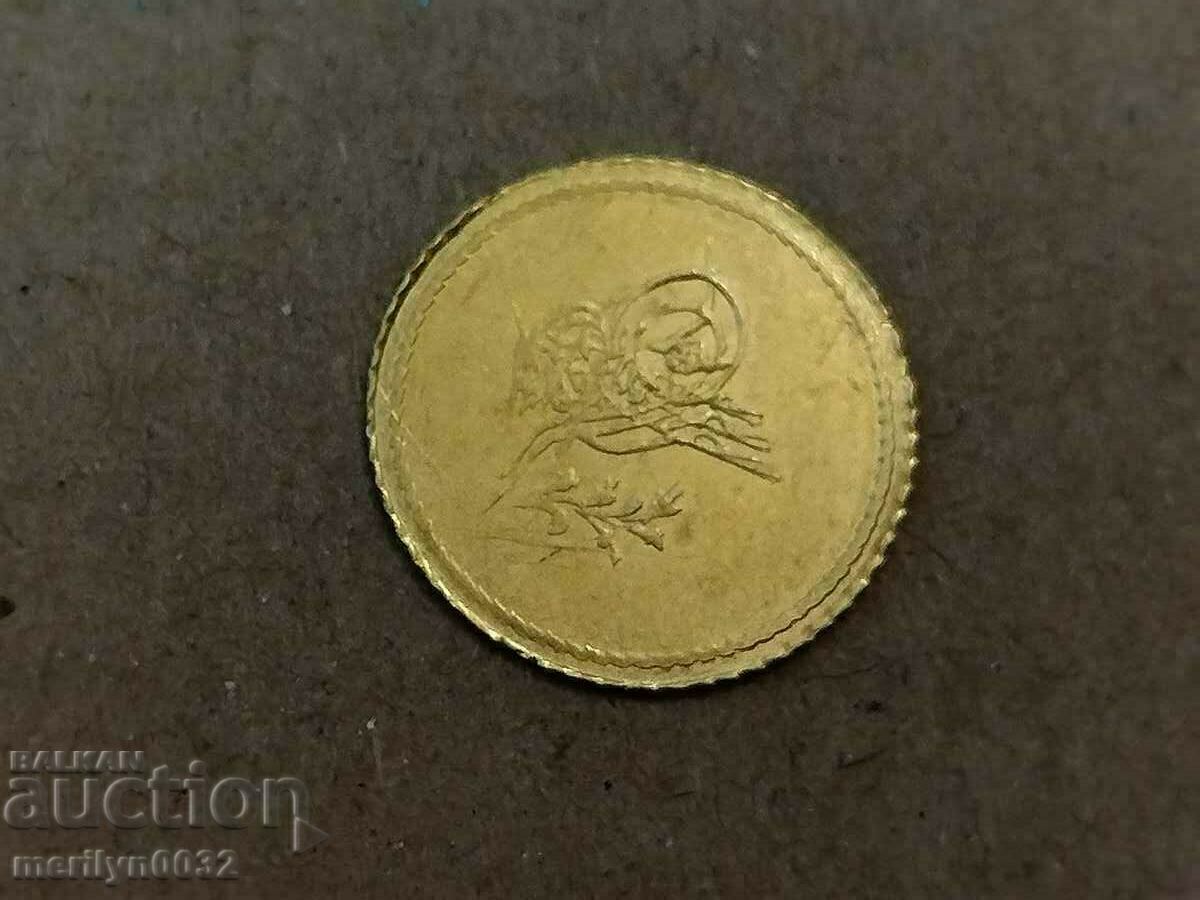 Imperiul Otoman Mahmudiye alton gold 1,60 g 22 kr RRR - 7