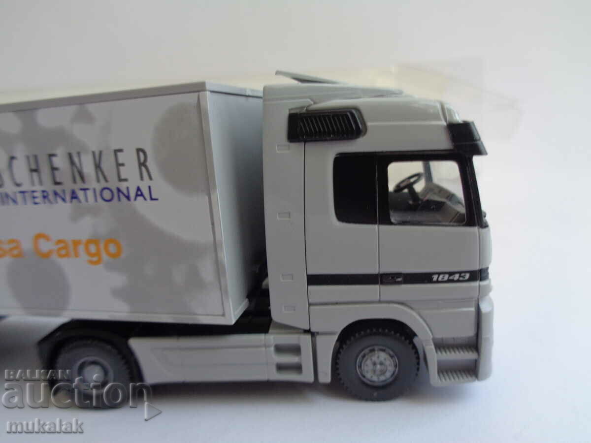 WIKING H0 1/87 MERCEDES BENZ ACTROS TRUCK MODEL TROLLEY - 5 WIKING H0 1/87 MERCEDES BENZ ACTROS TRUCK MODEL TROLLEY - 5
