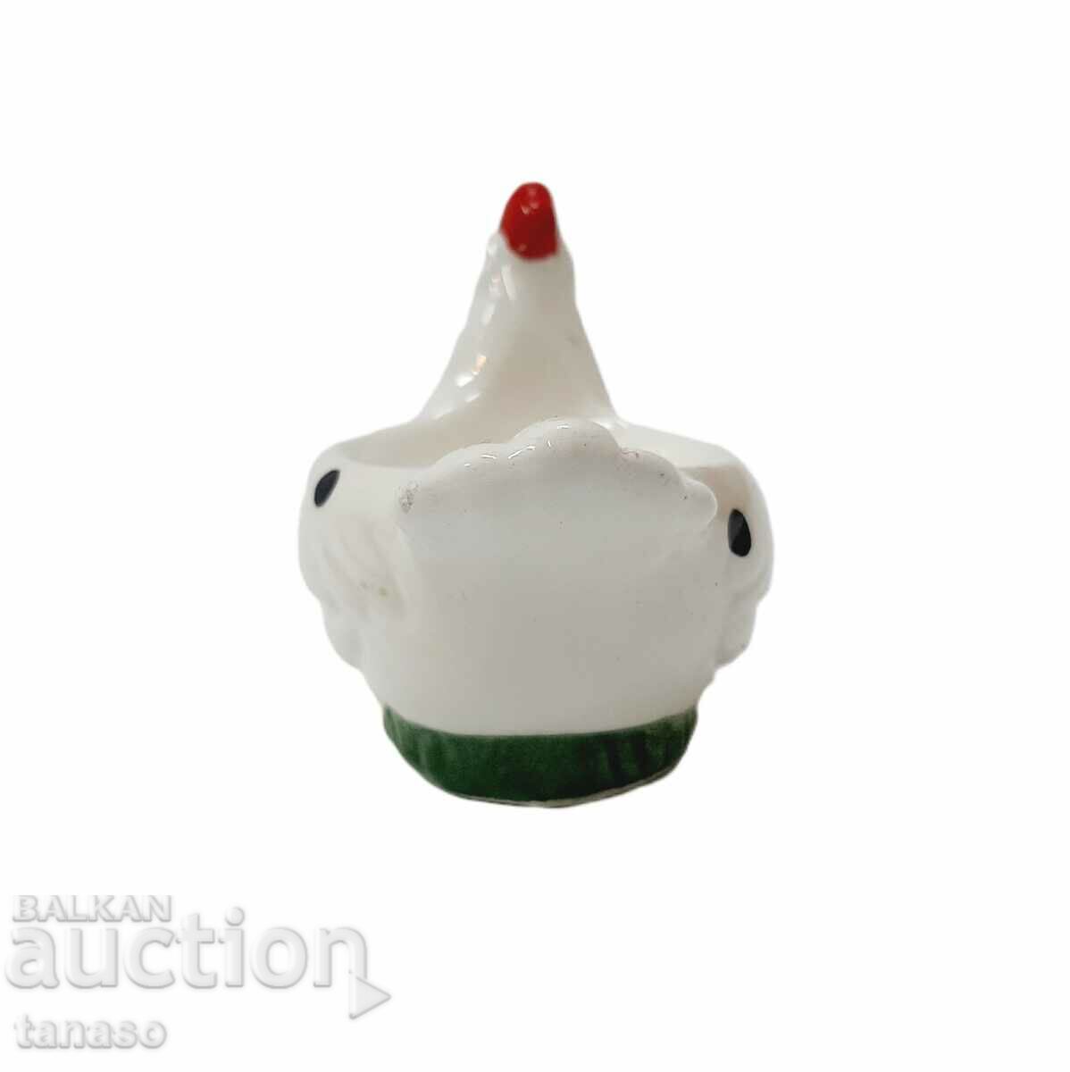 Old ceramic figurine, hen(5.2) with price 20.00 BGN | € 10.23 Old ceramic figurine, hen(5.2) with price 20.00 BGN | € 10.23