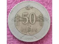 50 kuruş Τουρκία 2009