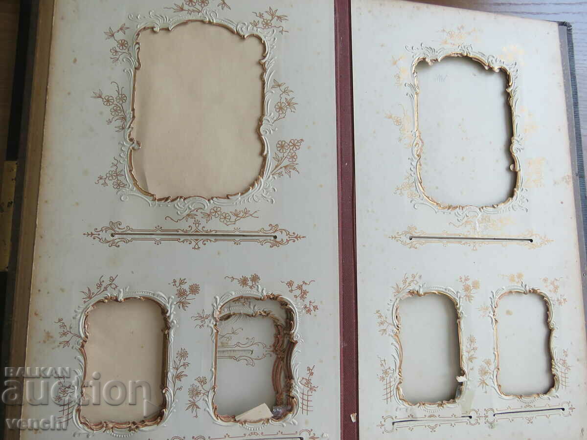 VERY LARGE CABINET PHOTO ALBUM - 19TH CENTURY - 5 VERY LARGE CABINET PHOTO ALBUM - 19TH CENTURY - 5