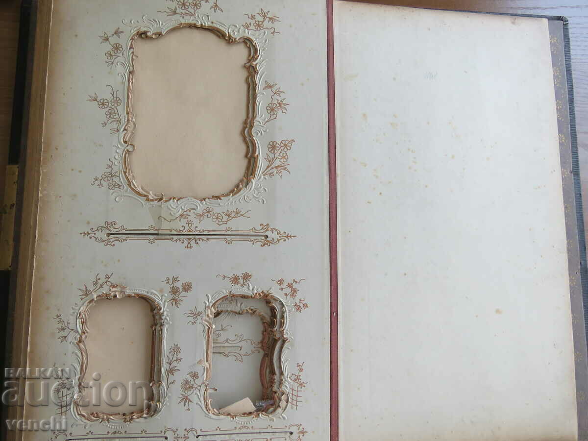 VERY LARGE CABINET PHOTO ALBUM - 19TH CENTURY - 6 VERY LARGE CABINET PHOTO ALBUM - 19TH CENTURY - 6