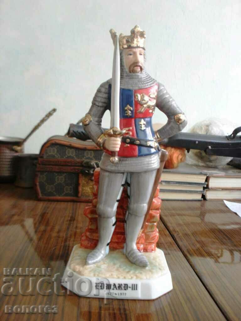 Порцеланова статуетка - крал Едуард ІІІ