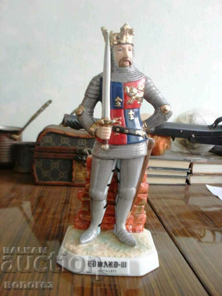 Porcelain figurine - King Edward III