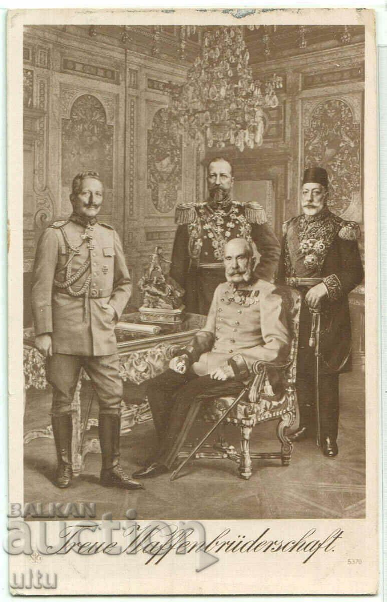 King Ferdinand, Kaiser Wilhelm II, Franz Joseph, Mehmed V