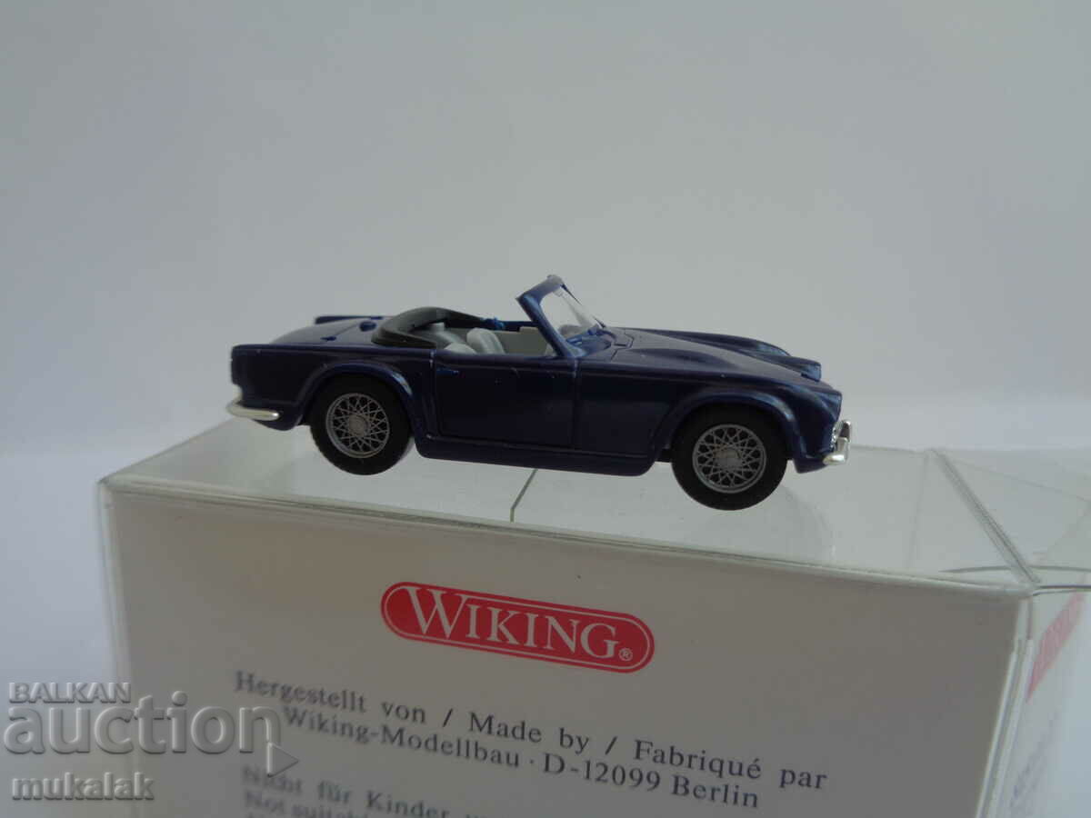 Delivery of WIKING 1:87 H0 TRIUMPH TR 4 TOY TROLLEY MODEL Delivery of WIKING 1:87 H0 TRIUMPH TR 4 TOY TROLLEY MODEL