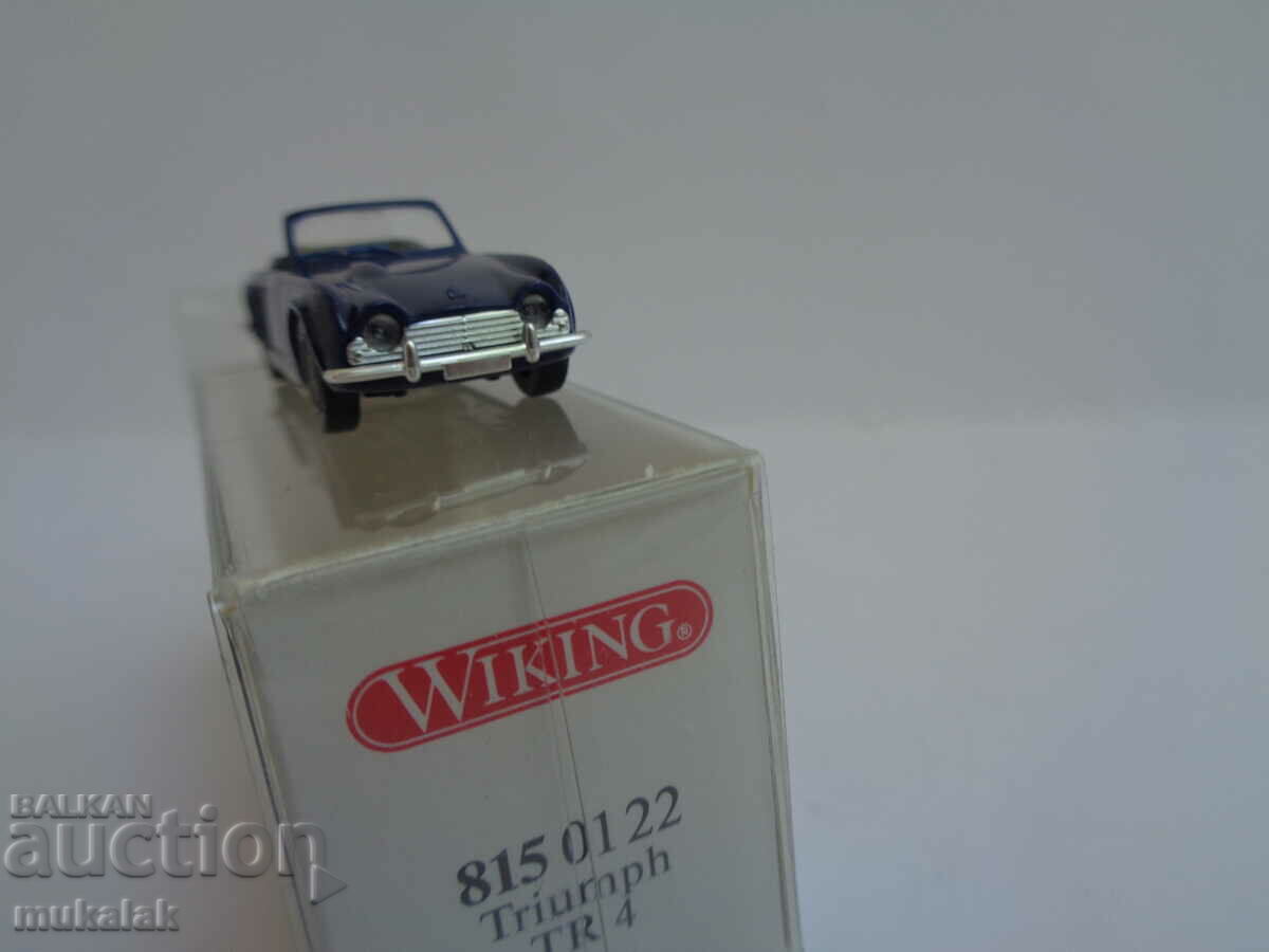 WIKING 1:87 H0 TRIUMPH TR 4 TOY TROLLEY MODEL - 7 WIKING 1:87 H0 TRIUMPH TR 4 TOY TROLLEY MODEL - 7