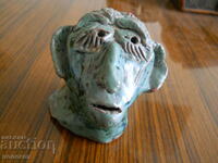 Porcelain figurine - head of an alien