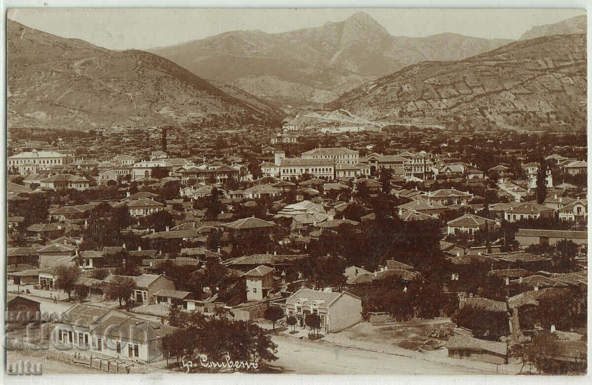 Bulgaria, Sliven - vedere RPPC, călătorit