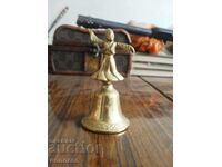Antique bronze bell with a dancing dervish